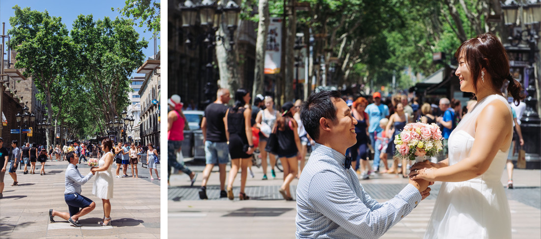 preboda ramblas barcelona